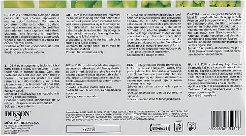 Комплекс с протеинами для снятия раздражений с кожи головы - Dikson DSM